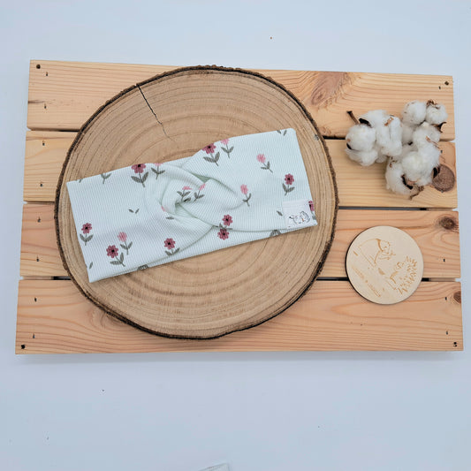 STIRNBAND "Erwachsen" | aus weichem Rippjersey - super dehnbar und mit süßem Knotendetail