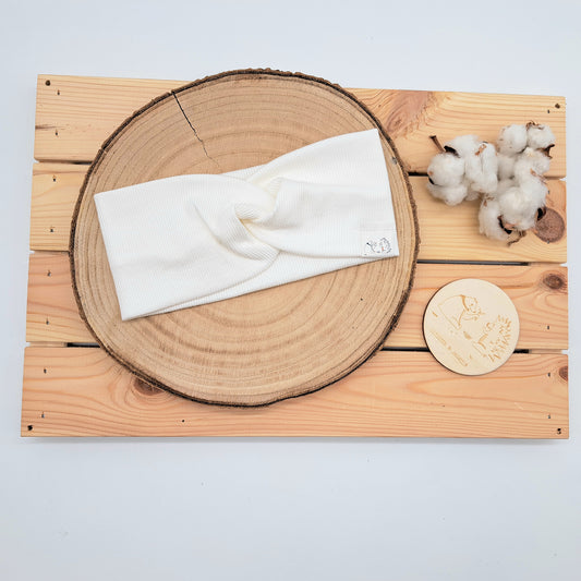 STIRNBAND "Erwachsen" | aus weichem Rippjersey - super dehnbar und mit süßem Knotendetail