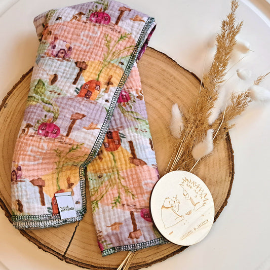 Musselintuch, Schmusetuch, Babydecke, Spucktuch, Weicher Stoff, Kuschelig