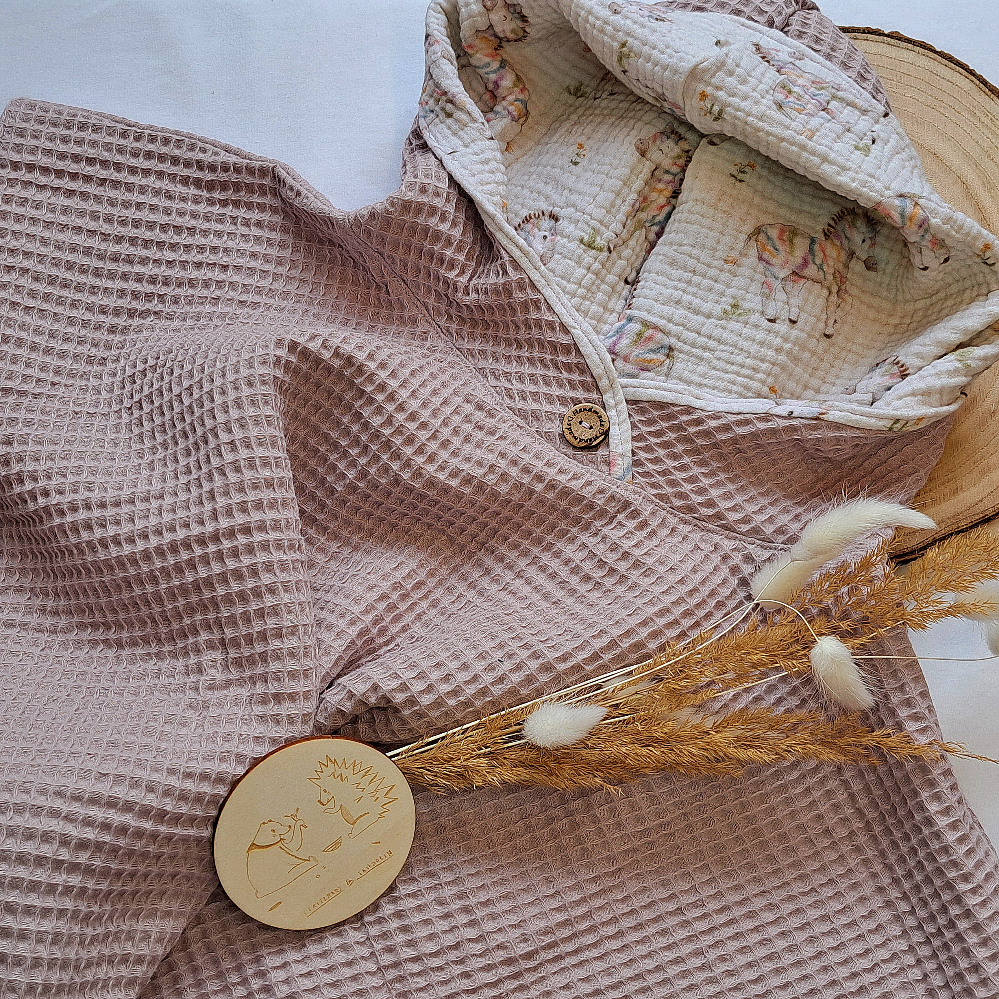  Badeponcho, Handtuch, Kleinkinderaccessoire, Babyaccessoire, praktisch, schnelltrocknend, luftig, leicht, Sommeraccessoire