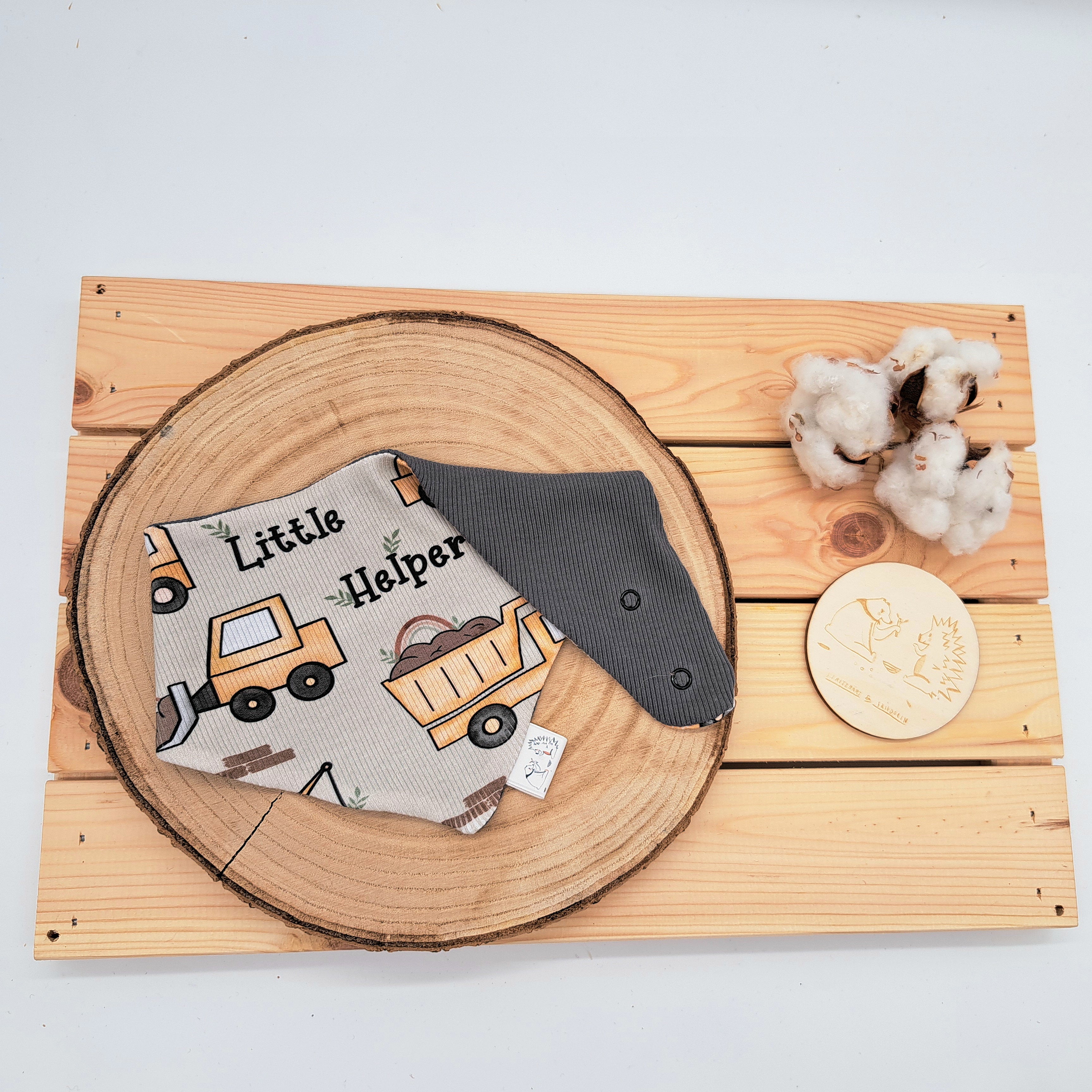 Dreieckstuch, Spucktuch, Wendeoptik, mitwachsend, praktisch, Babyaccessoire