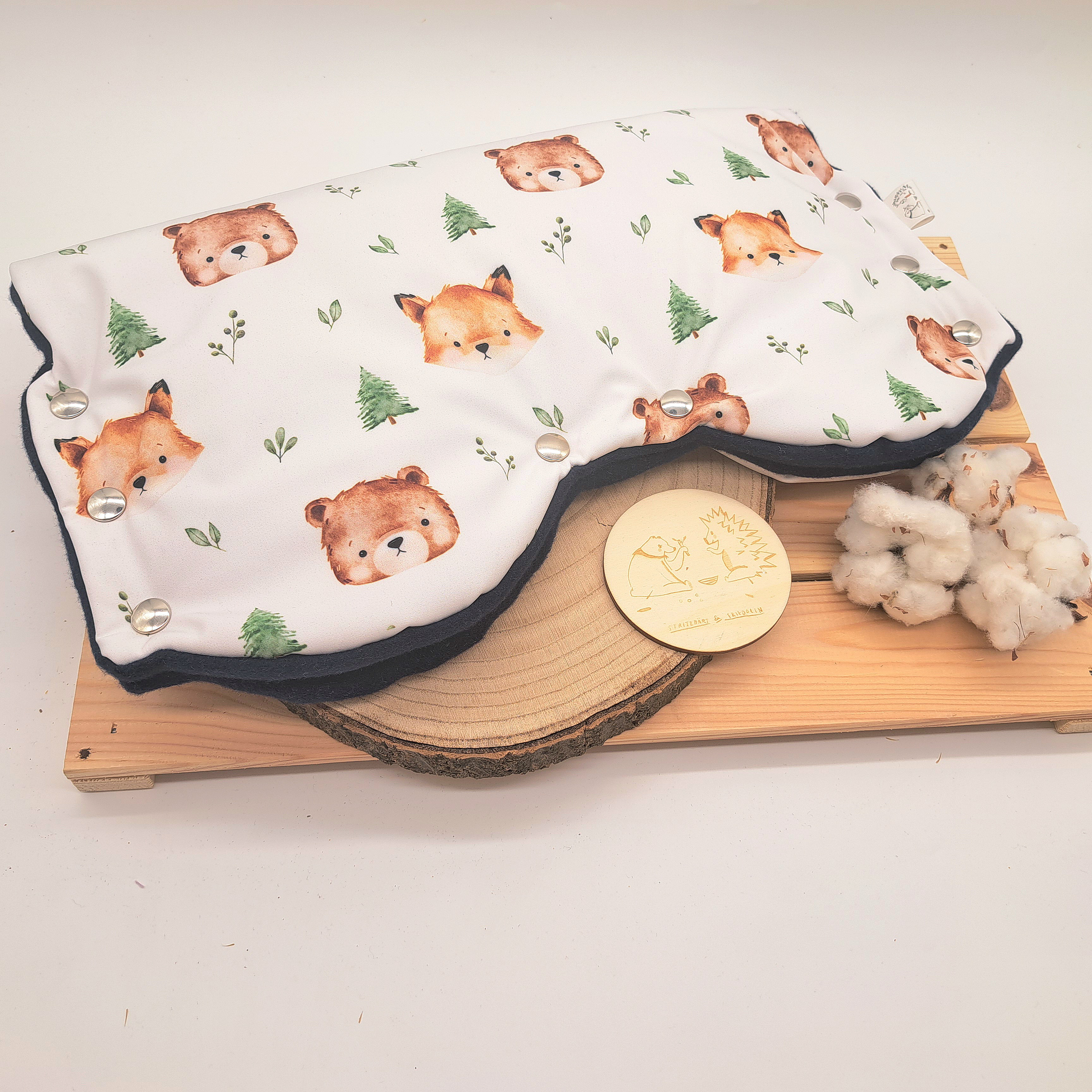 Kinderwagenmuff - Handwärmer für den Kinderwagen, entspannte Spaziergänge auch an kalten Tagen