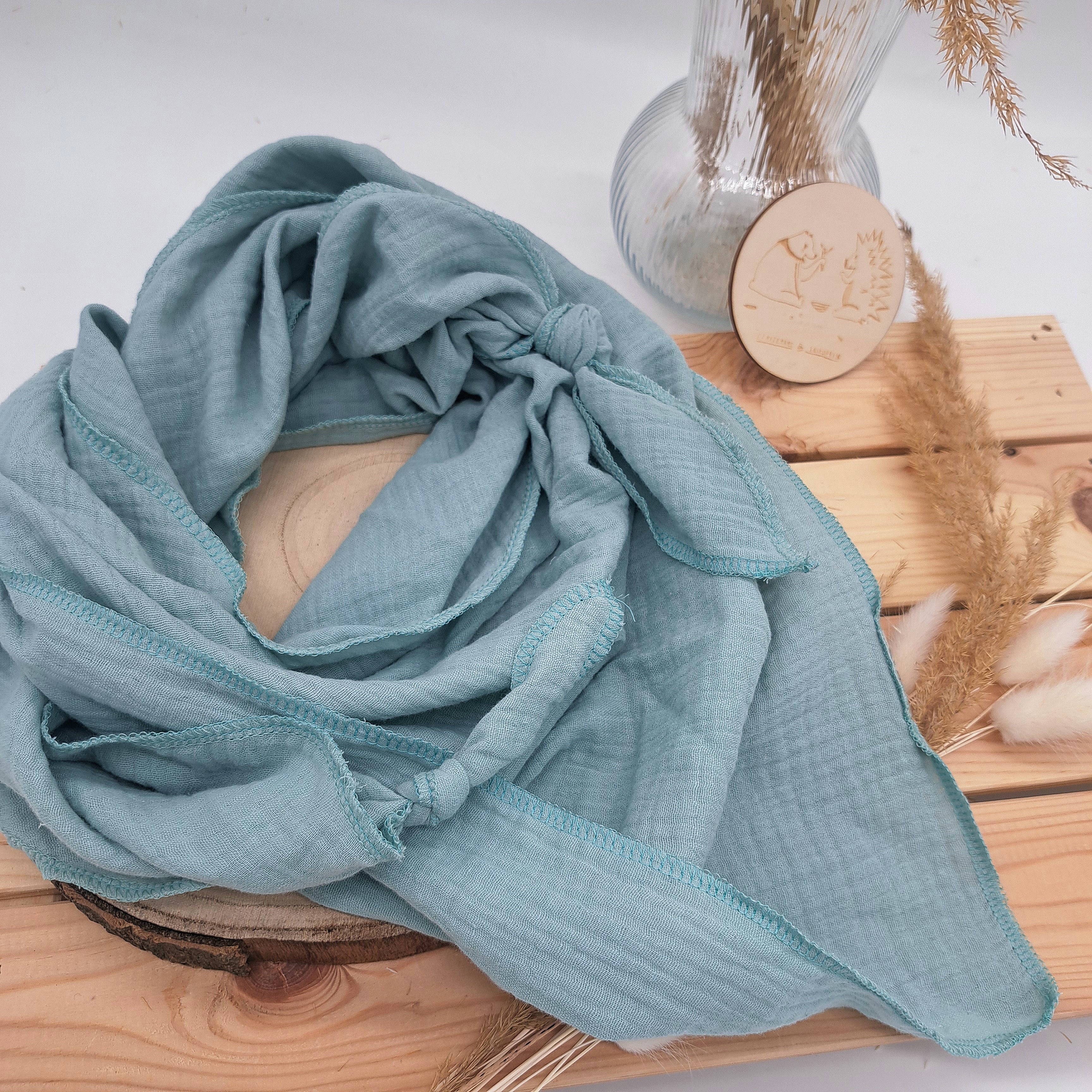 Musselinschal_Mint