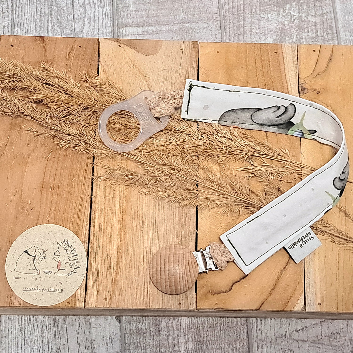 Schnullerband, Schnullerhilfe, Band, Praktisch, waschbar, Tukan, Vogel