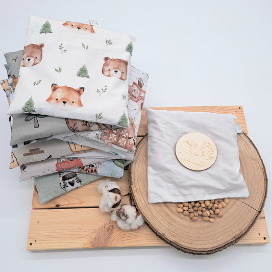 Kirschkernkissen, Kissen, 20x20, Wärmekissen, praktisch, gegen Wehwehchen, Wärmflaschenersatz, leicht