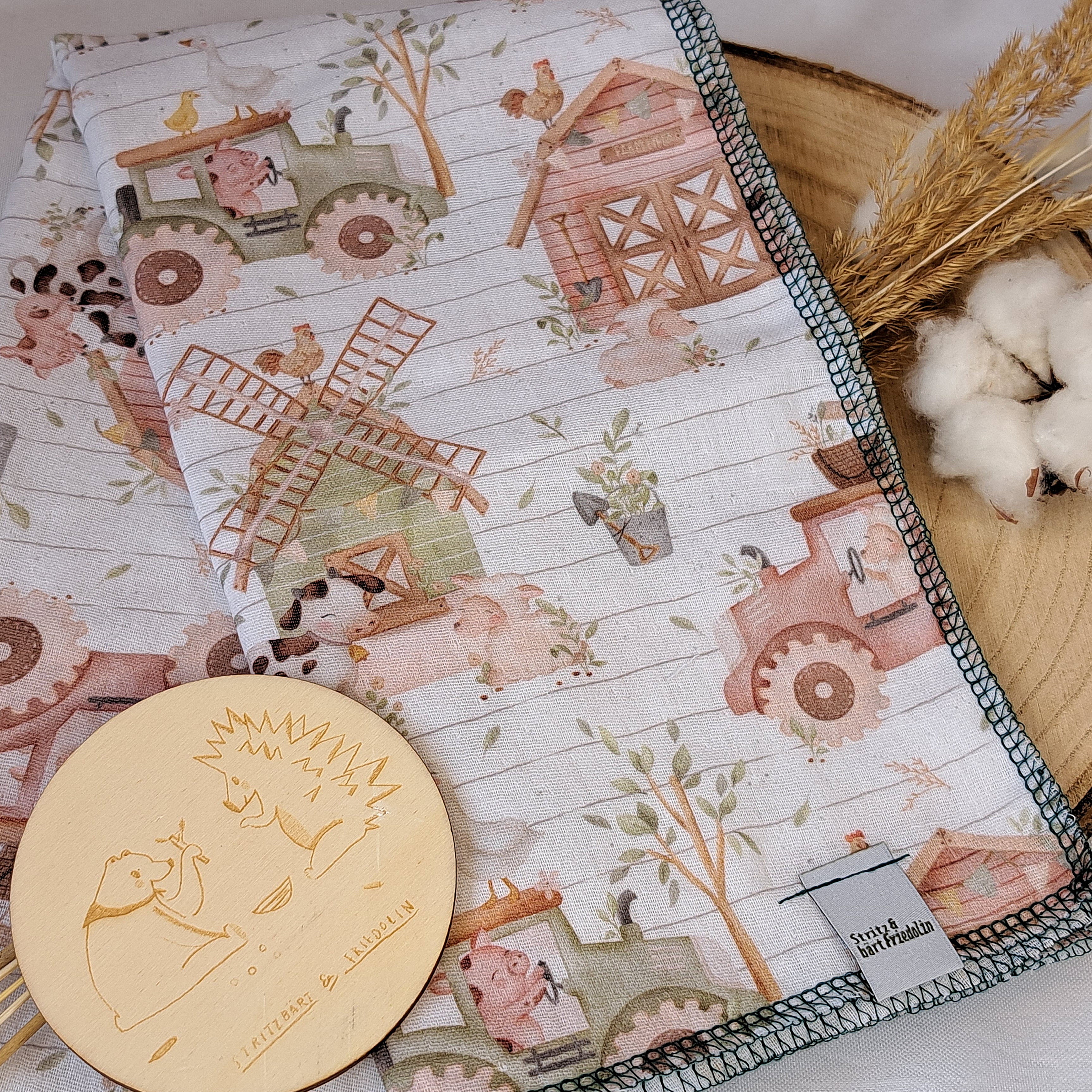 Musselintuch, Schmusetuch, Babydecke, Spucktuch, Weicher Stoff, Kuschelig