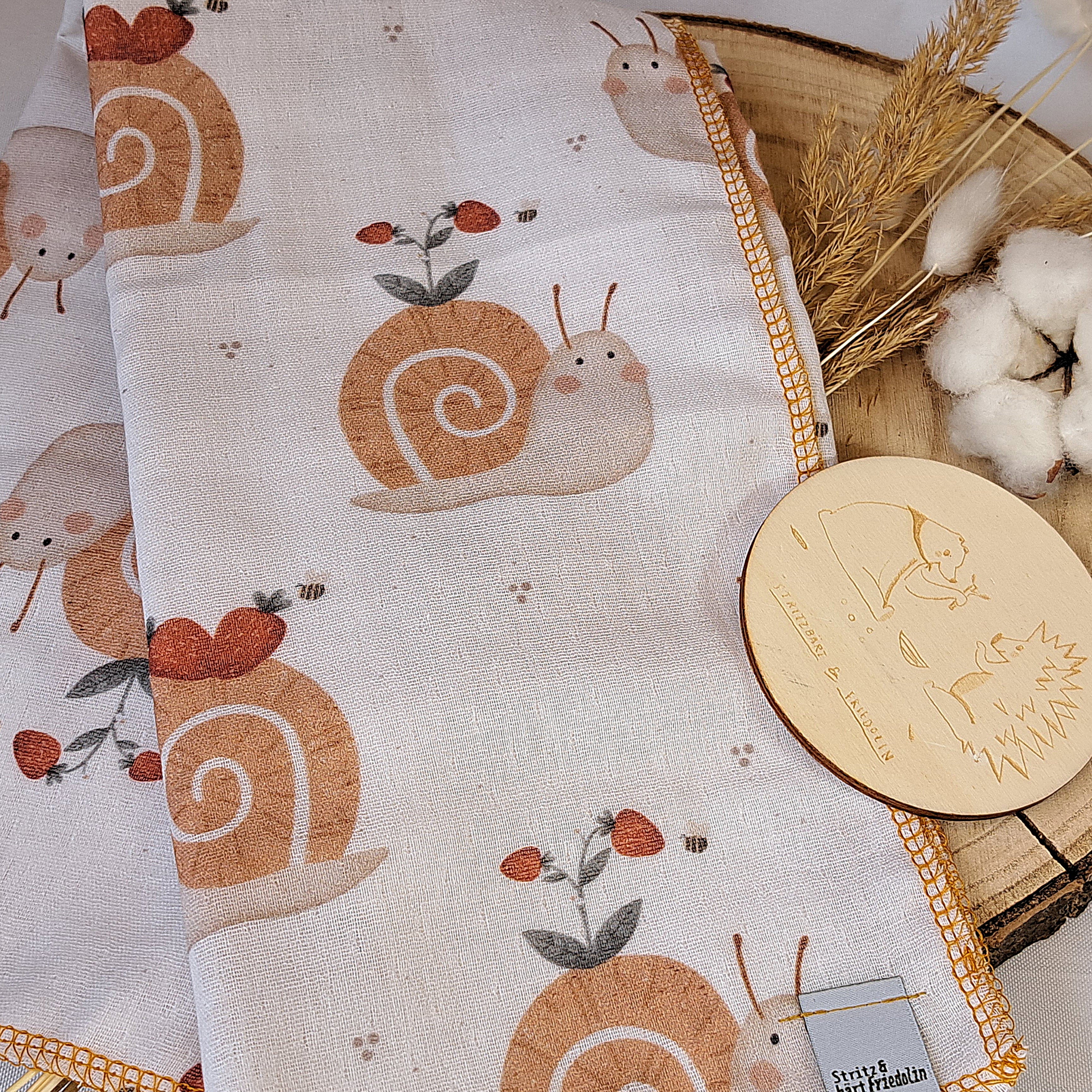 Musselintuch, Schmusetuch, Babydecke, Spucktuch, Weicher Stoff, Kuschelig