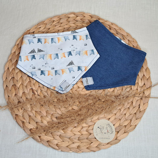 Dreieckstuch, Spucktuch, Wendeoptik, mitwachsend, praktisch, Babyaccessoire
